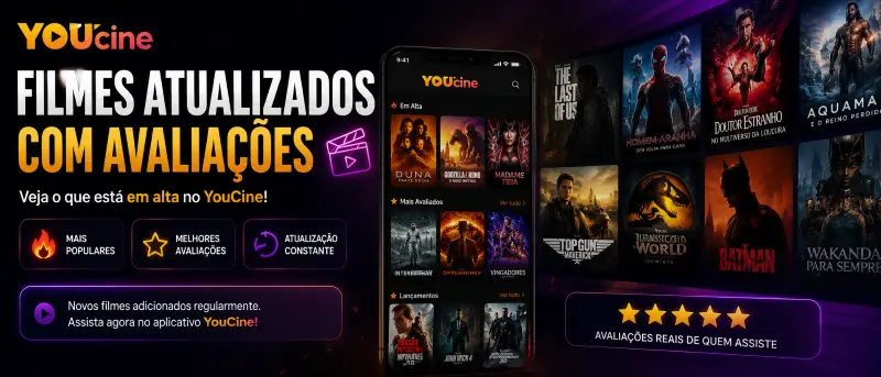 YouCine Filmes Catálogo Atualizado com Avaliações
