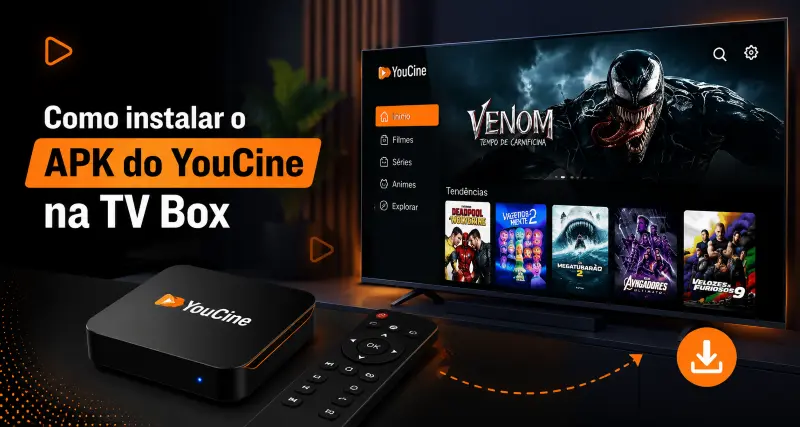 Como instalar o APK do YouCine na TV Box
